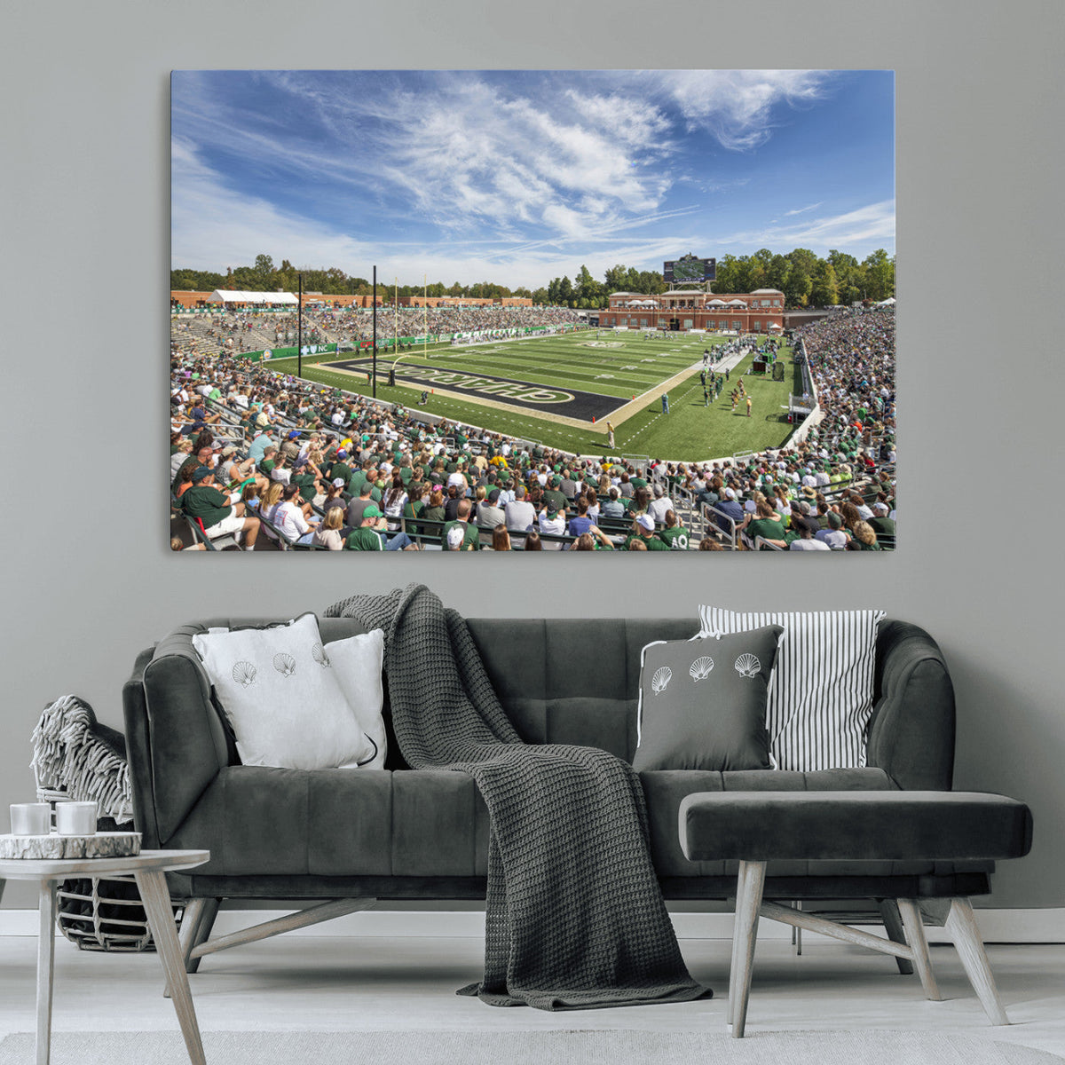 University of Charlotte 49ers Football Team Print -