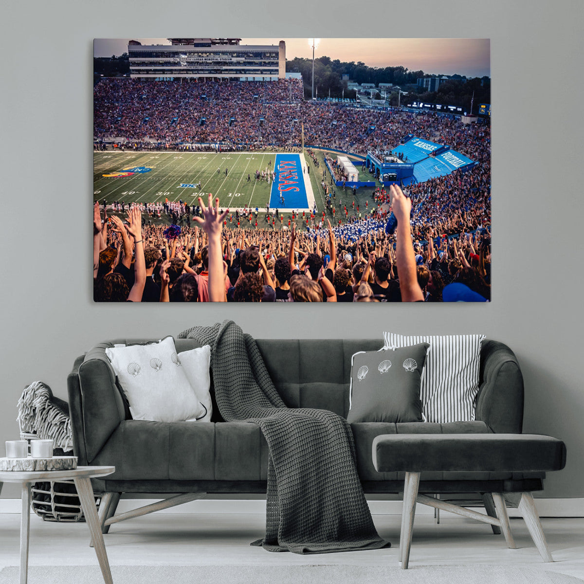 University of Kansas Jayhawks Football Team Art Print -