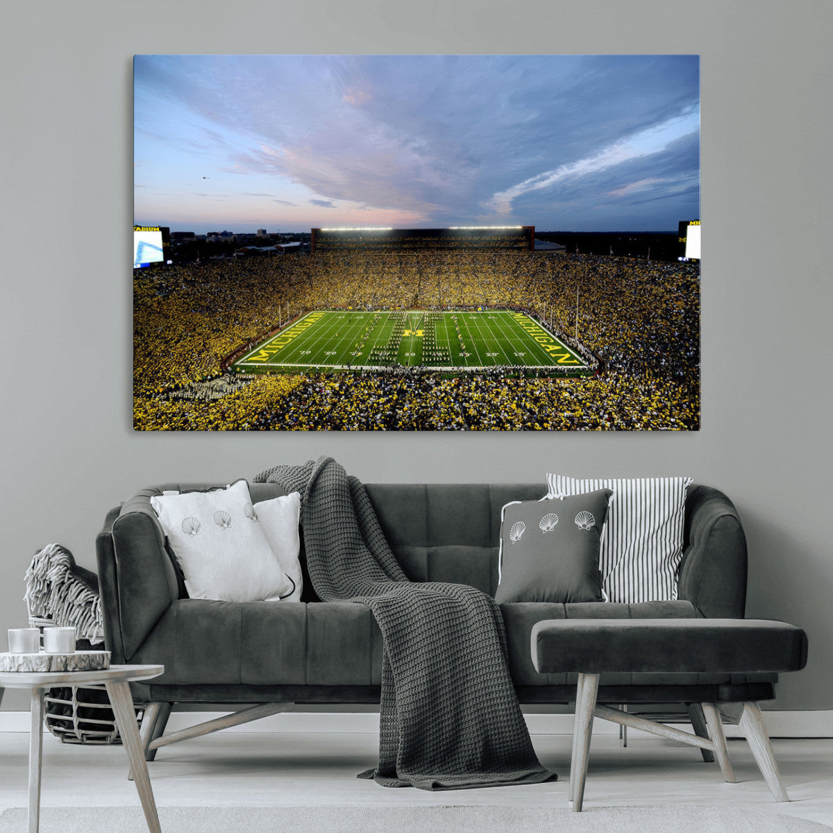 University of Michigan Wolverines Football Team Print - Ann