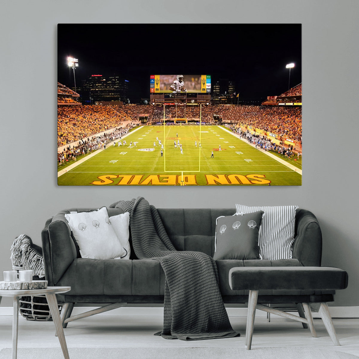 ASU Sun Devils Football Team Print - Phoenix Mountain