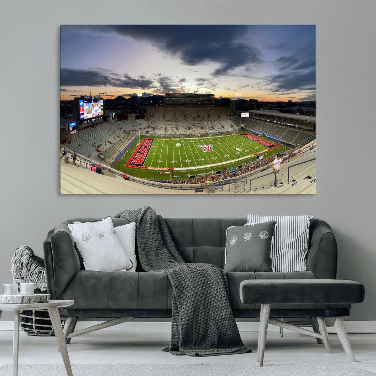 Arizona Wildcats Football Team Print - Tucson Arizona