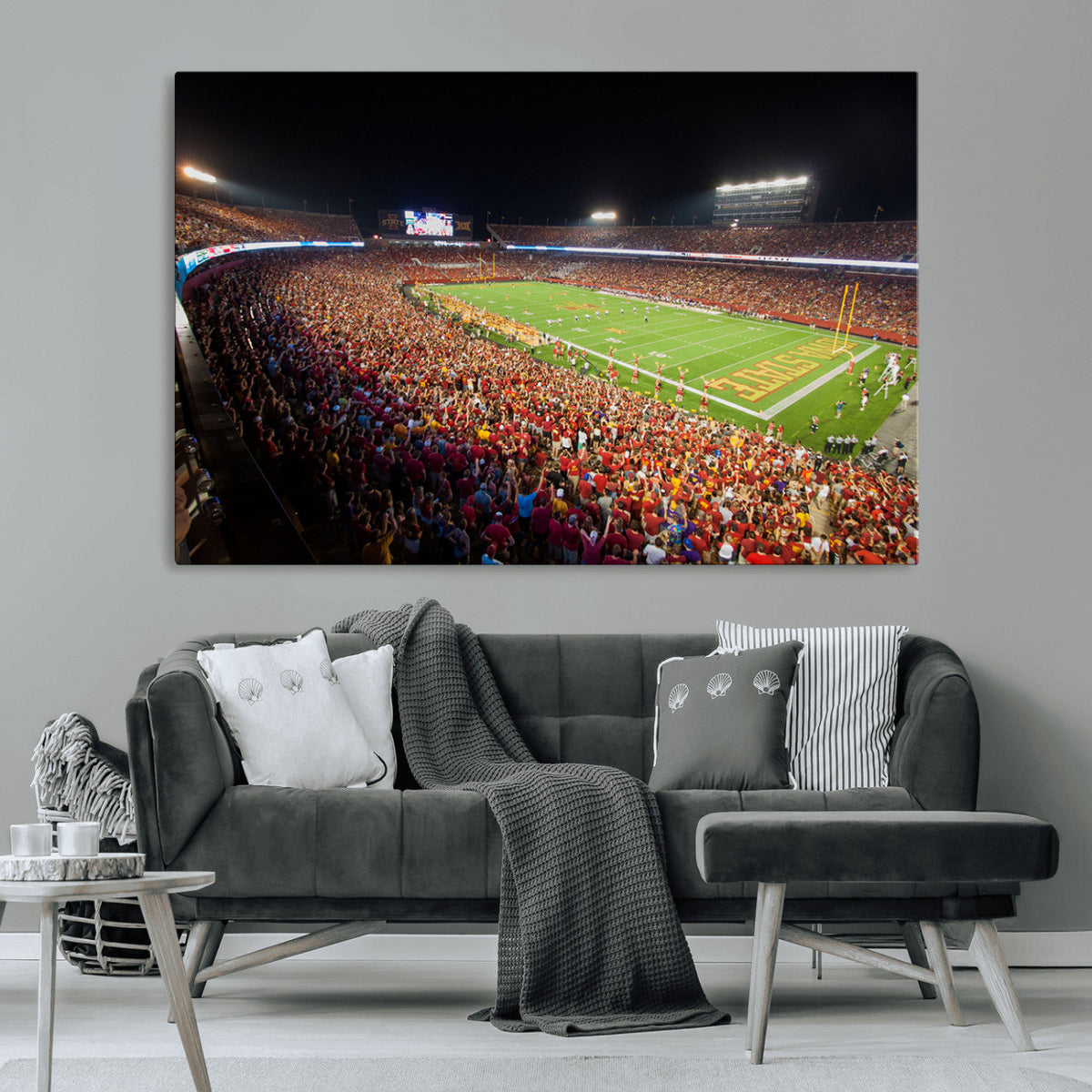 Iowa State University Cyclones Canvas Print, Football Team