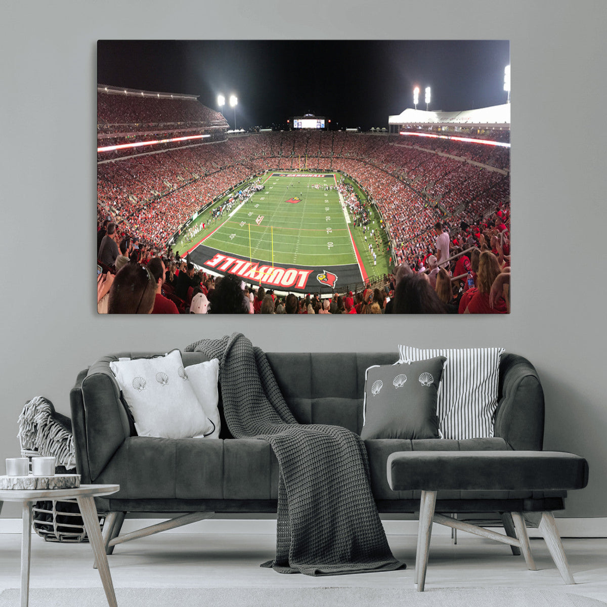 University of Louisville Cardinals Football Team Print -