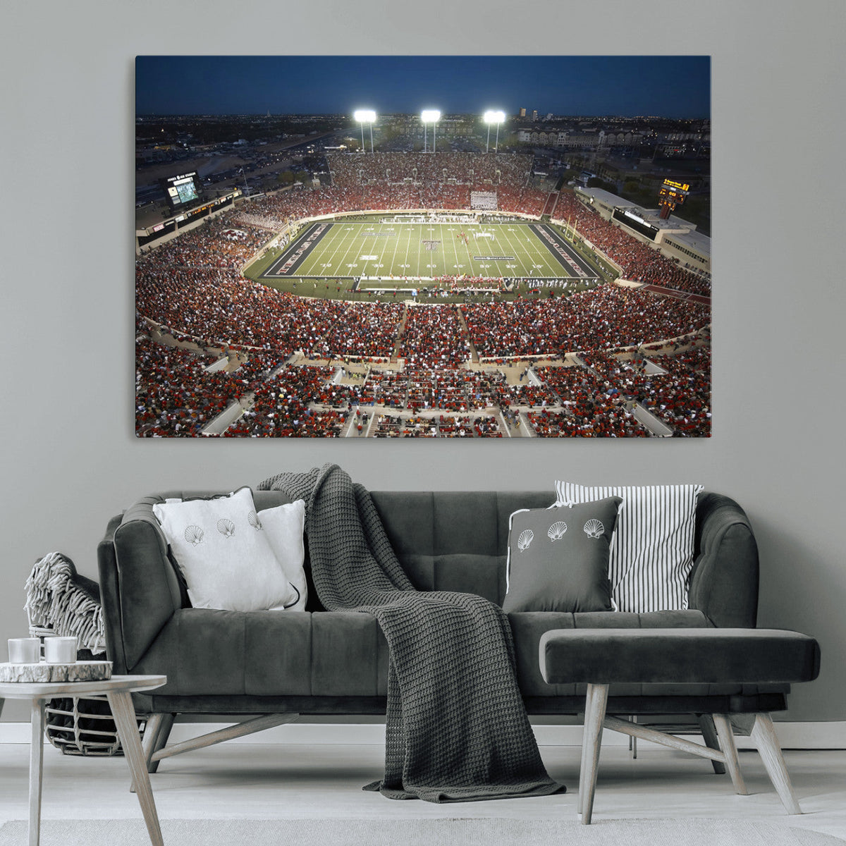 Texas Tech Red Raiders Football Team Print - Lubbock Jones