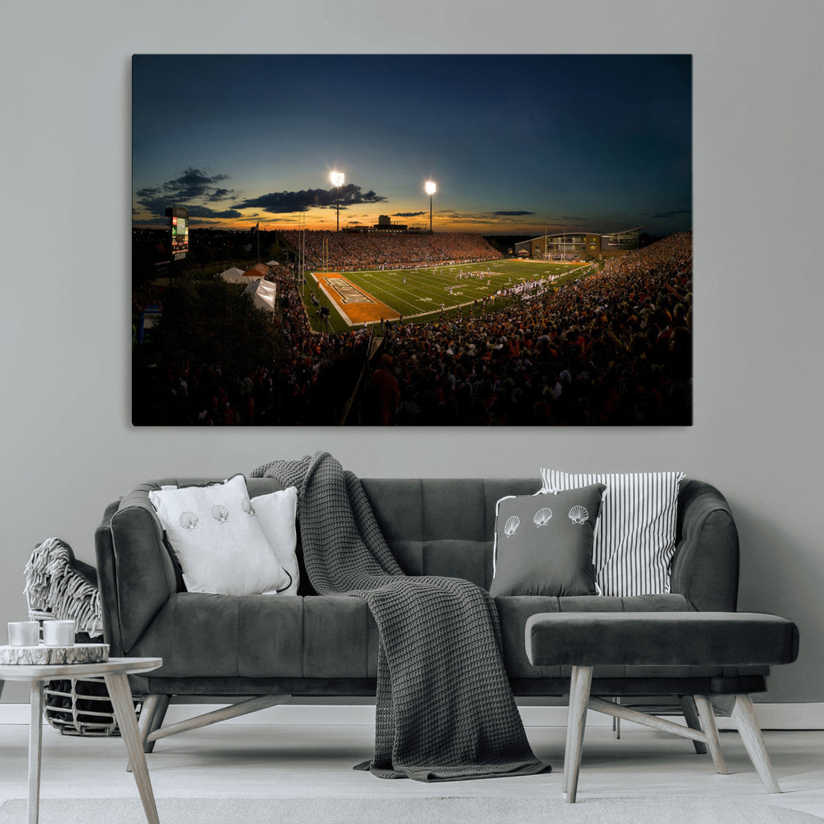 Ball State Cardinals Football Team Print - Muncie Scheumann