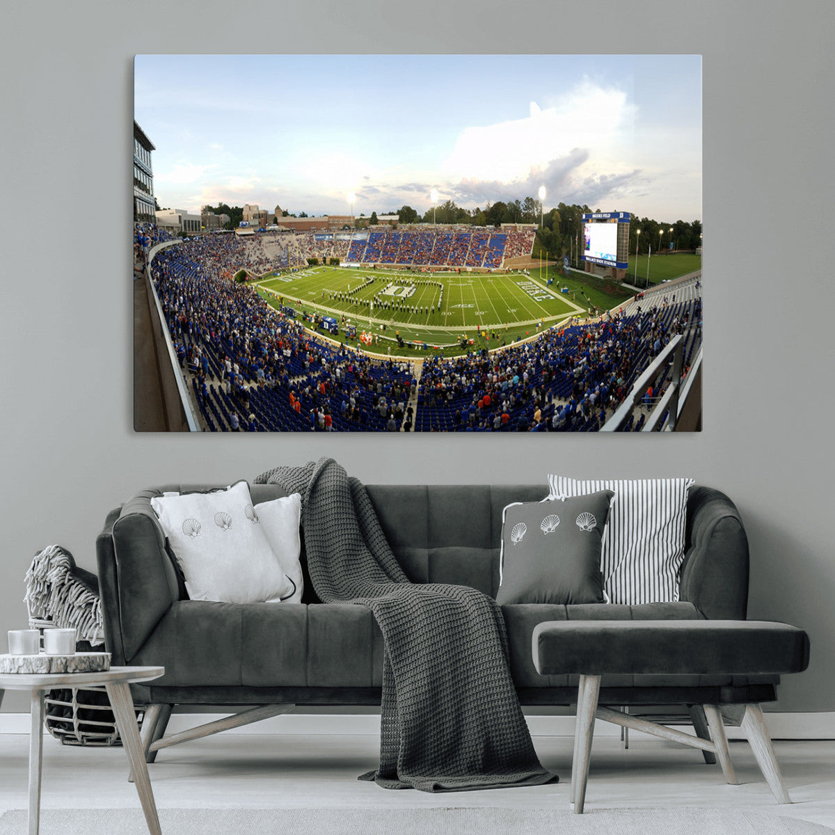 The Duke University Blue Devils Football Team Print - Durham