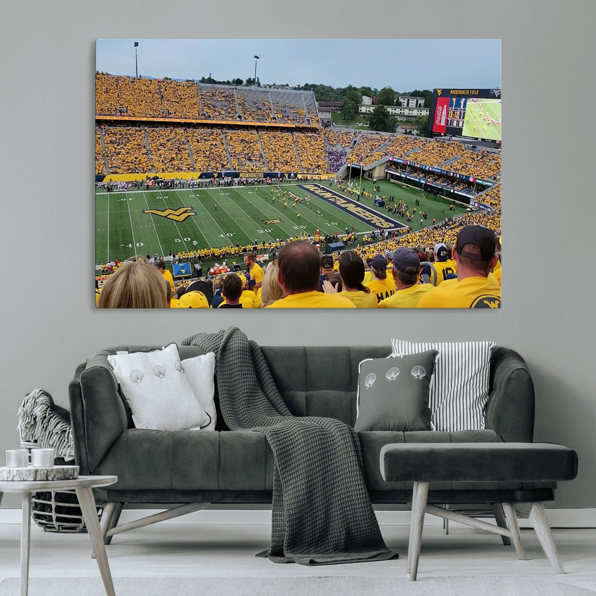 Puskar Stadium Canvas Print Wall Art - Morgantown Print -