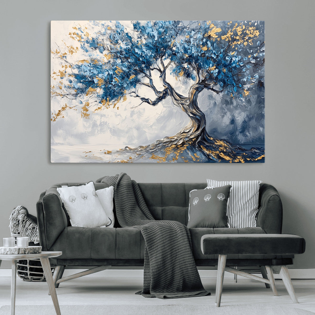 Abstract Tree Painting Canvas Wall Art | Tree of Life