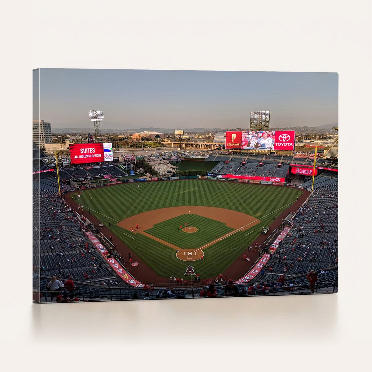 Los Angeles Angels Baseball Canvas Print - Anaheim Angel