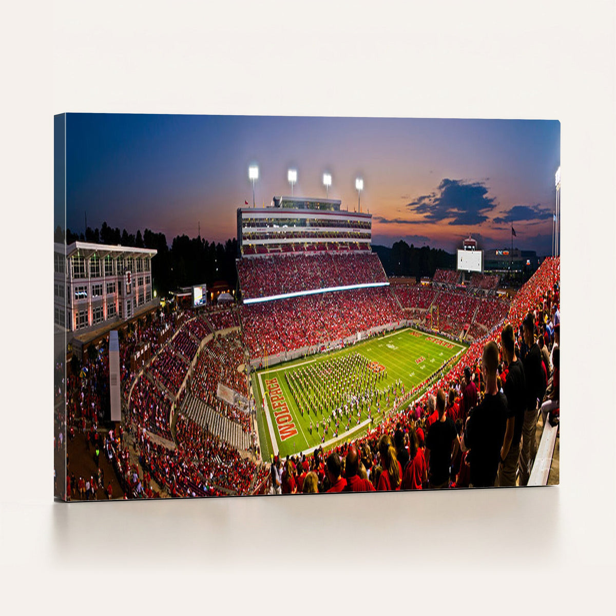 NC State Wolfpack Football Team Print - Raleigh