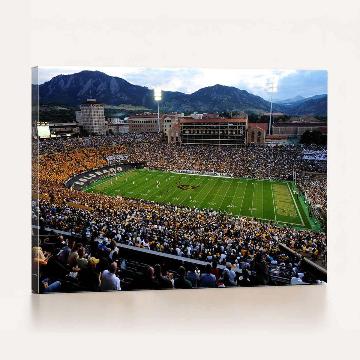 Colorado Buffaloes Canvas Print - Boulder Folsom Field