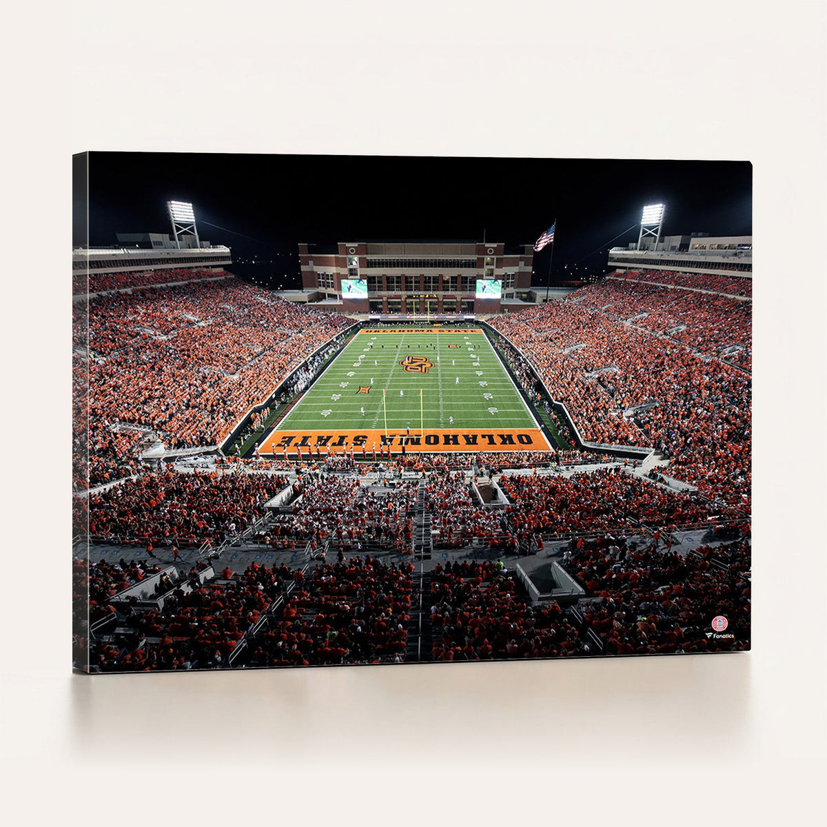 Oklahoma State Cowboys Canvas Print, Football Team Print -