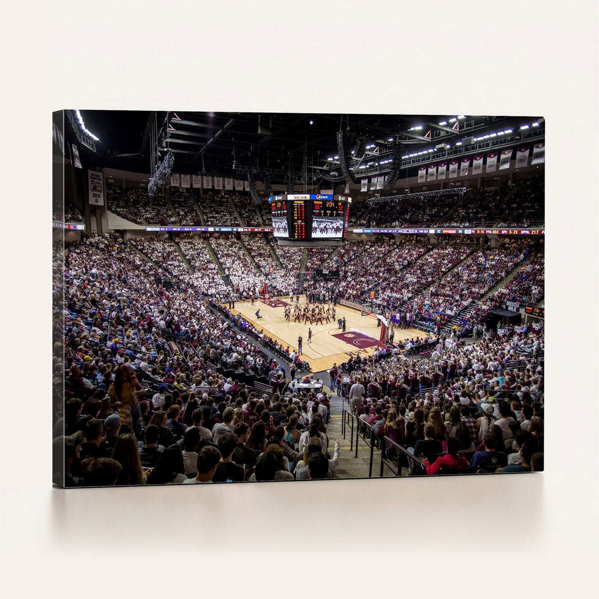 University of Nebraska Cornhuskers Basketball Team Print -