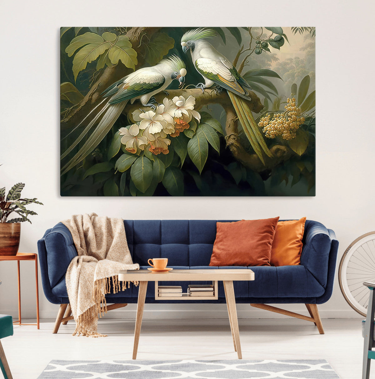 Tropical Paradise Print Wall Art Stunning Artwork of a