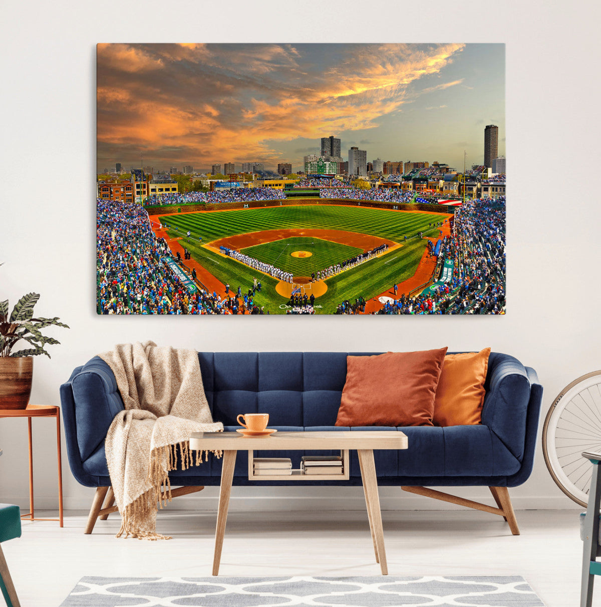 Chicago Wrigley Field Wall Art Canvas Print – Iconic