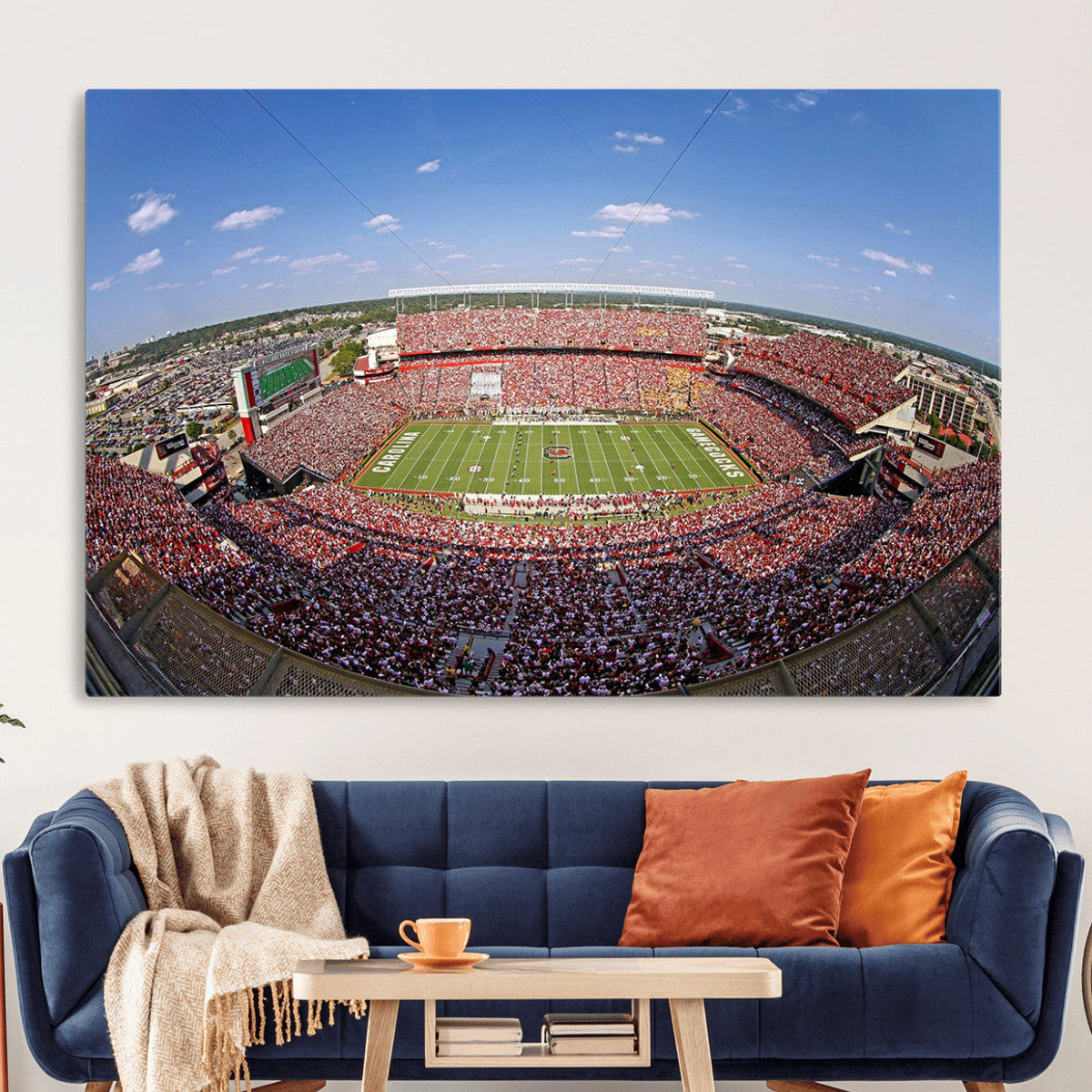 William Brice Stadium Wall Art Canvas Print – Stadium Crowd
