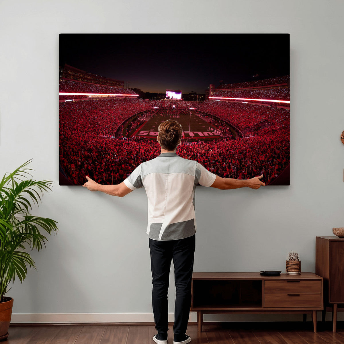 Sanford Stadium Wall Art Canvas Print – Georgia Bulldogs