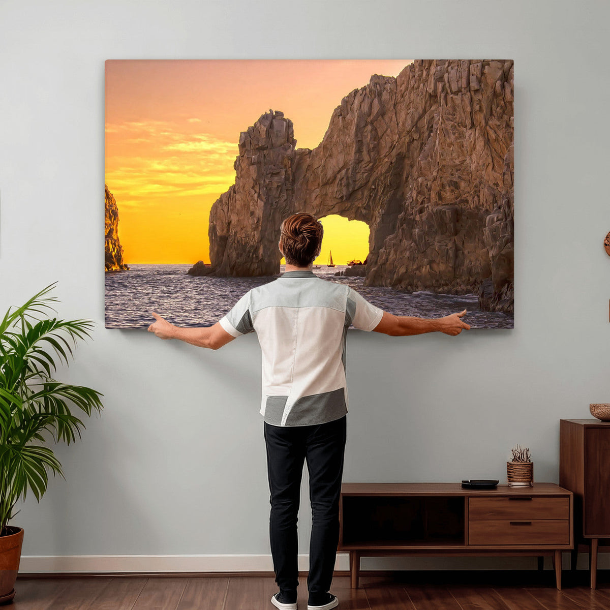 El Arco Cabo San Lucas Ocean Arch Wall Art Canvas Print