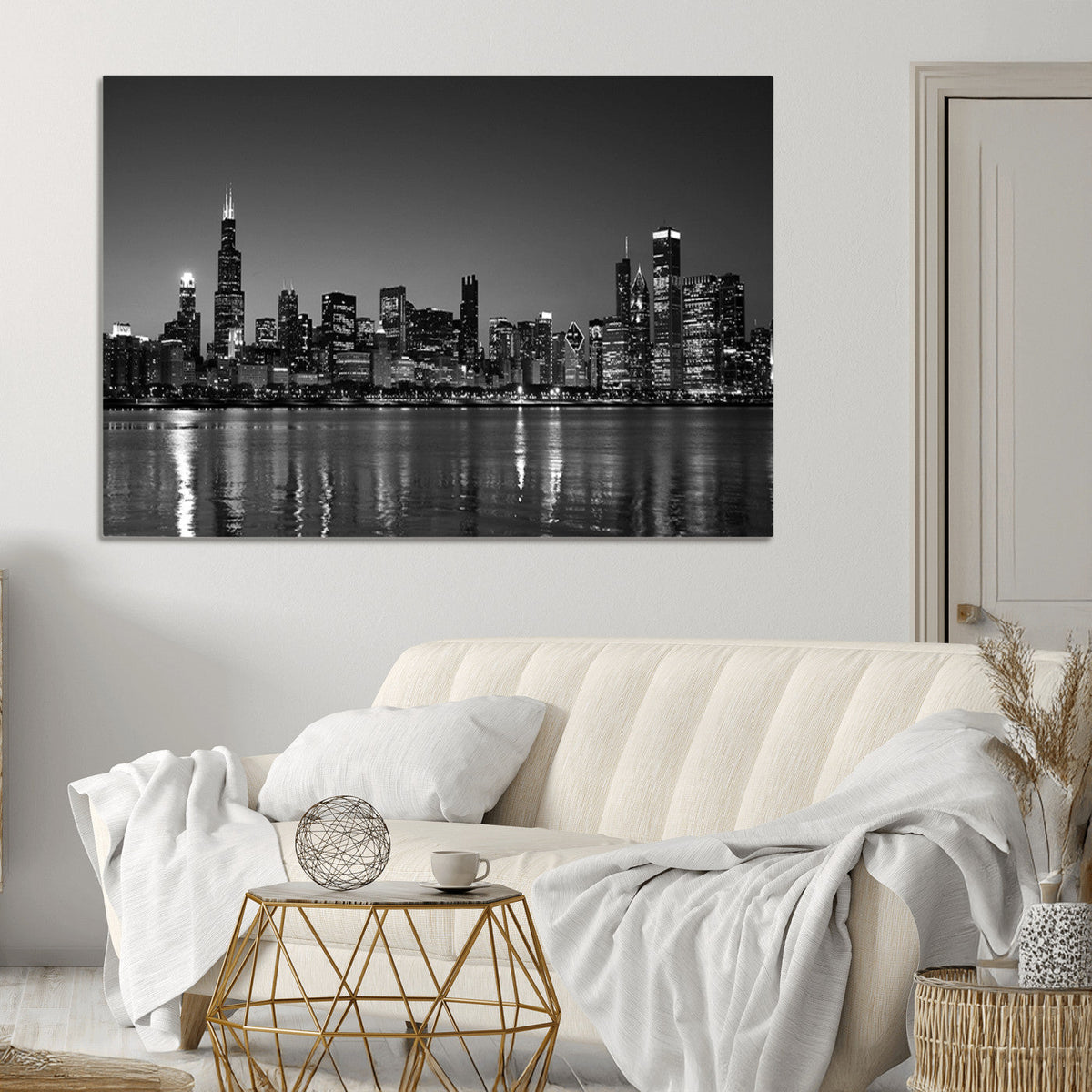 Chicago Wall Art Canvas Print