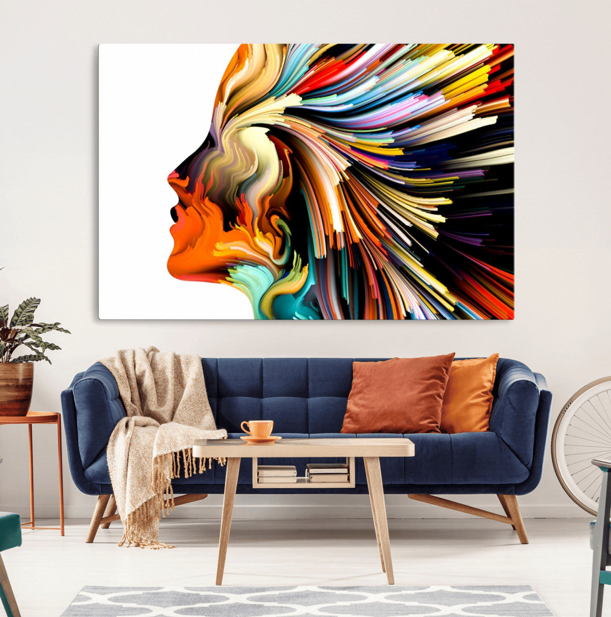 Profile Colors Canvas Print
