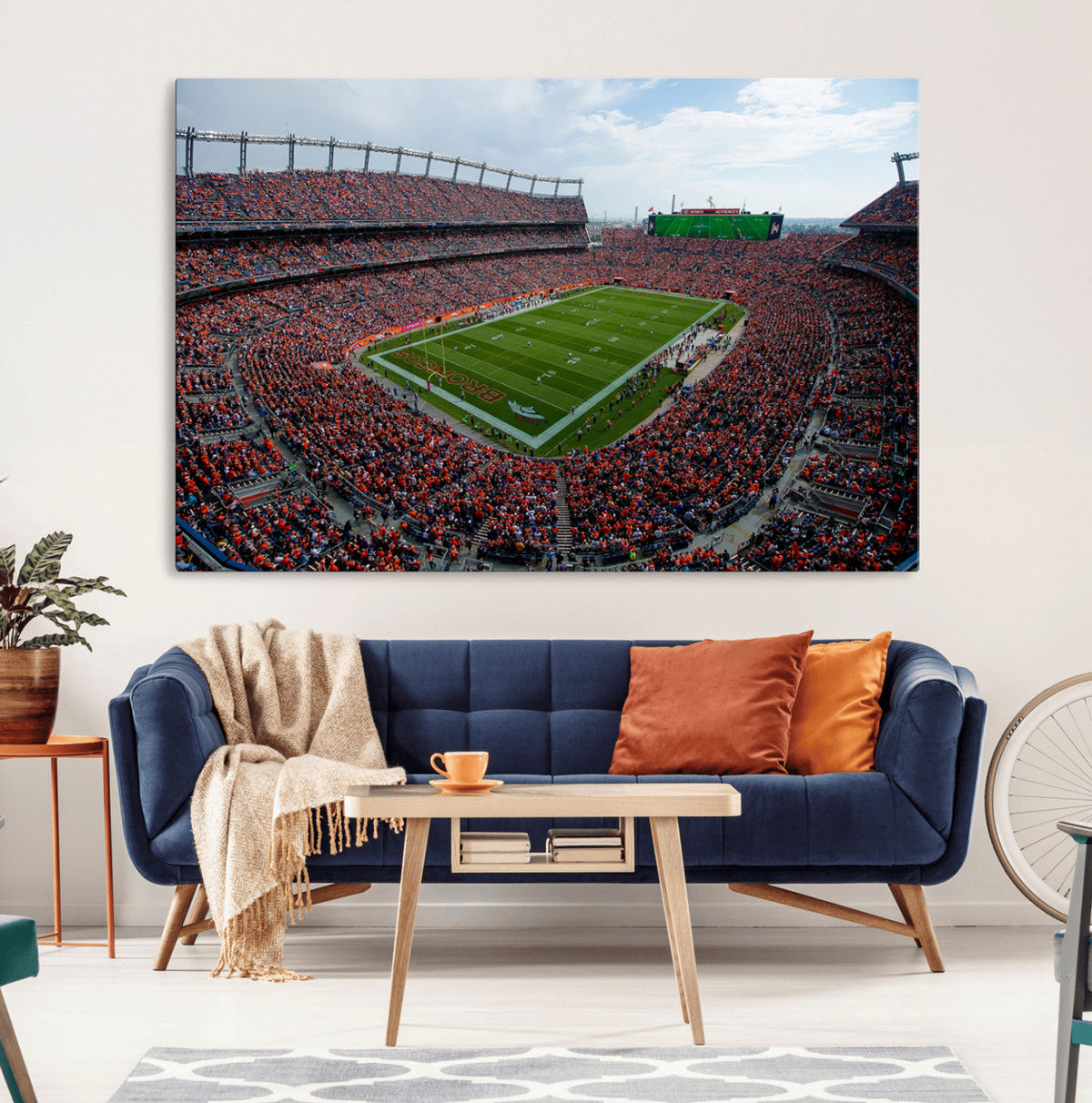Denver Broncos Football Team Print - Empower Field Mile High