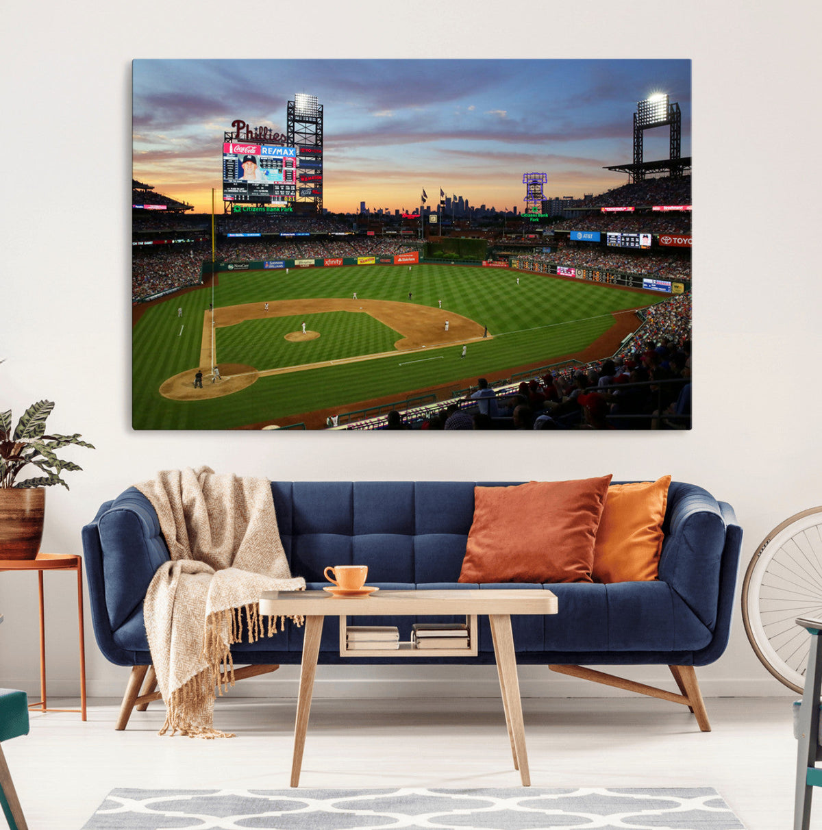 Citizens Bank Park Philadelphia Phillies Wall Art Canvas |