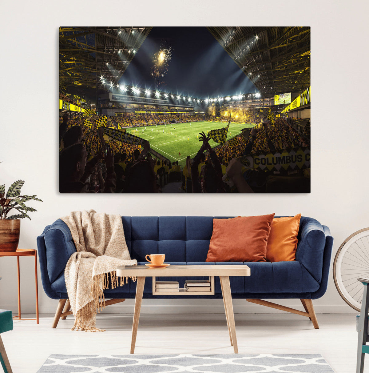 Columbus Crew Soccer Team Print - Columbus Crew Stadium Wall
