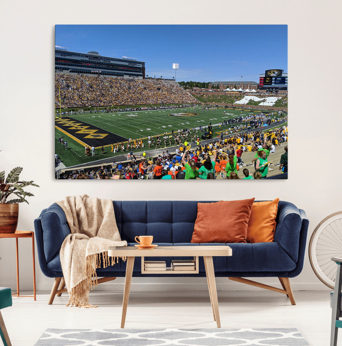 University of Missouri Tigers Football Team Print - Columbia