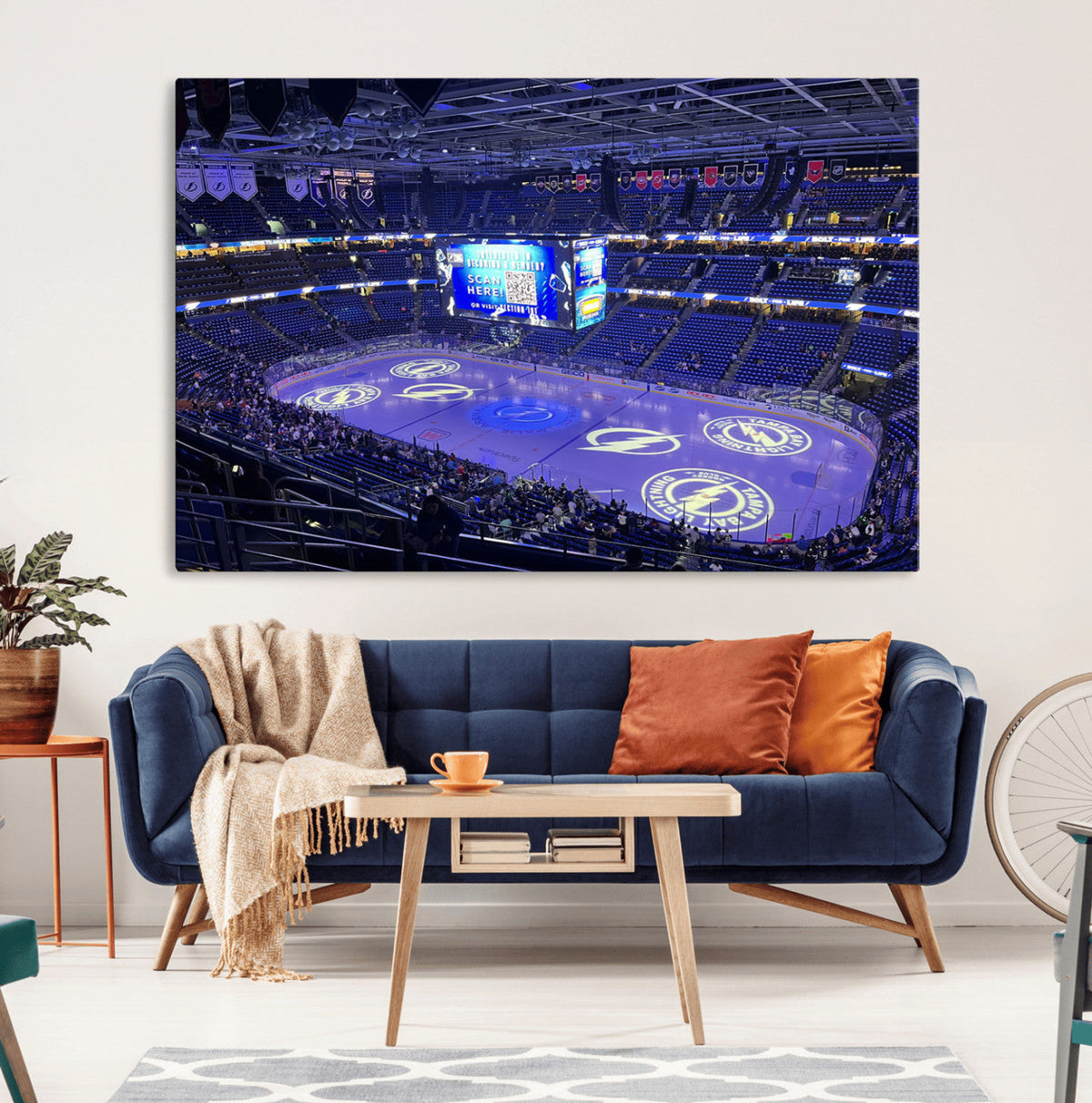 Amalie Arena Florida Wall Art Canvas Print - NHL Hockey