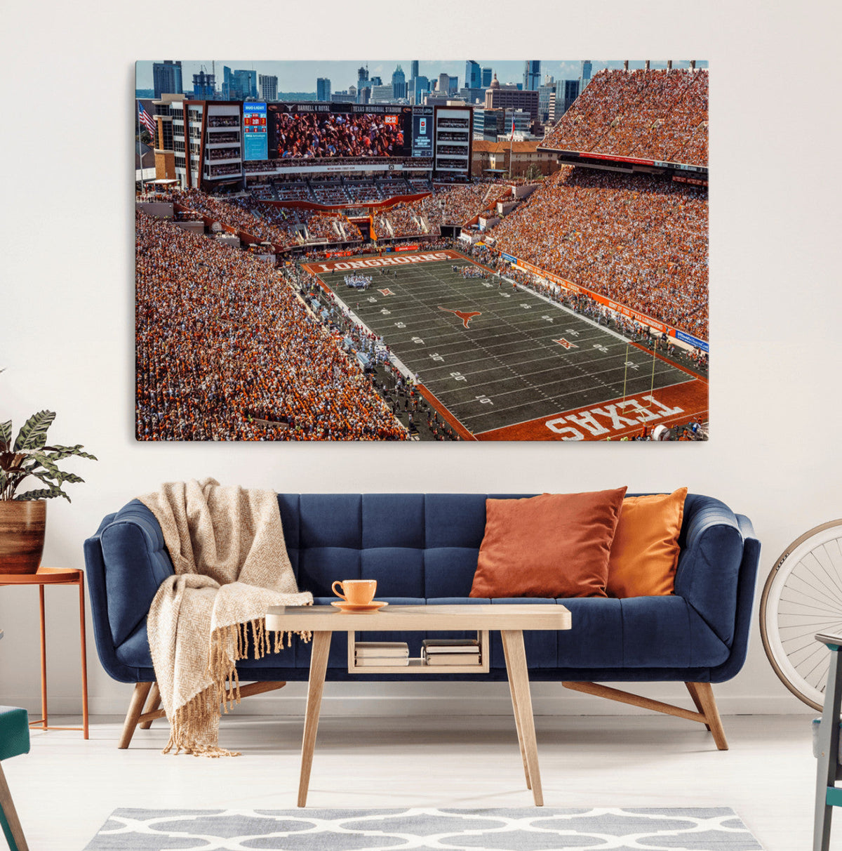 University of Texas Longhorns Football Team Print - Austin
