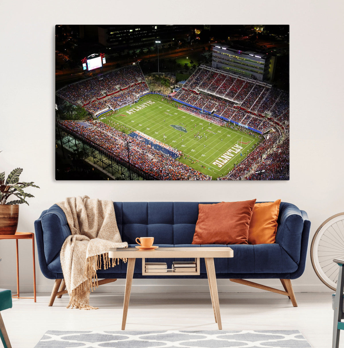 Florida Atlantic University Owls Canvas Print, Football Team