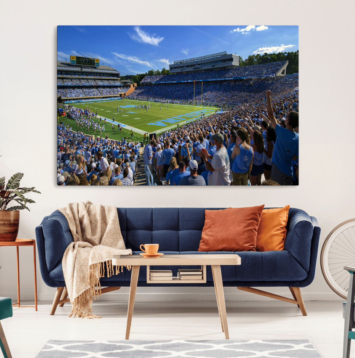 University of North Carolina Tar Heels Team Canvas Print -