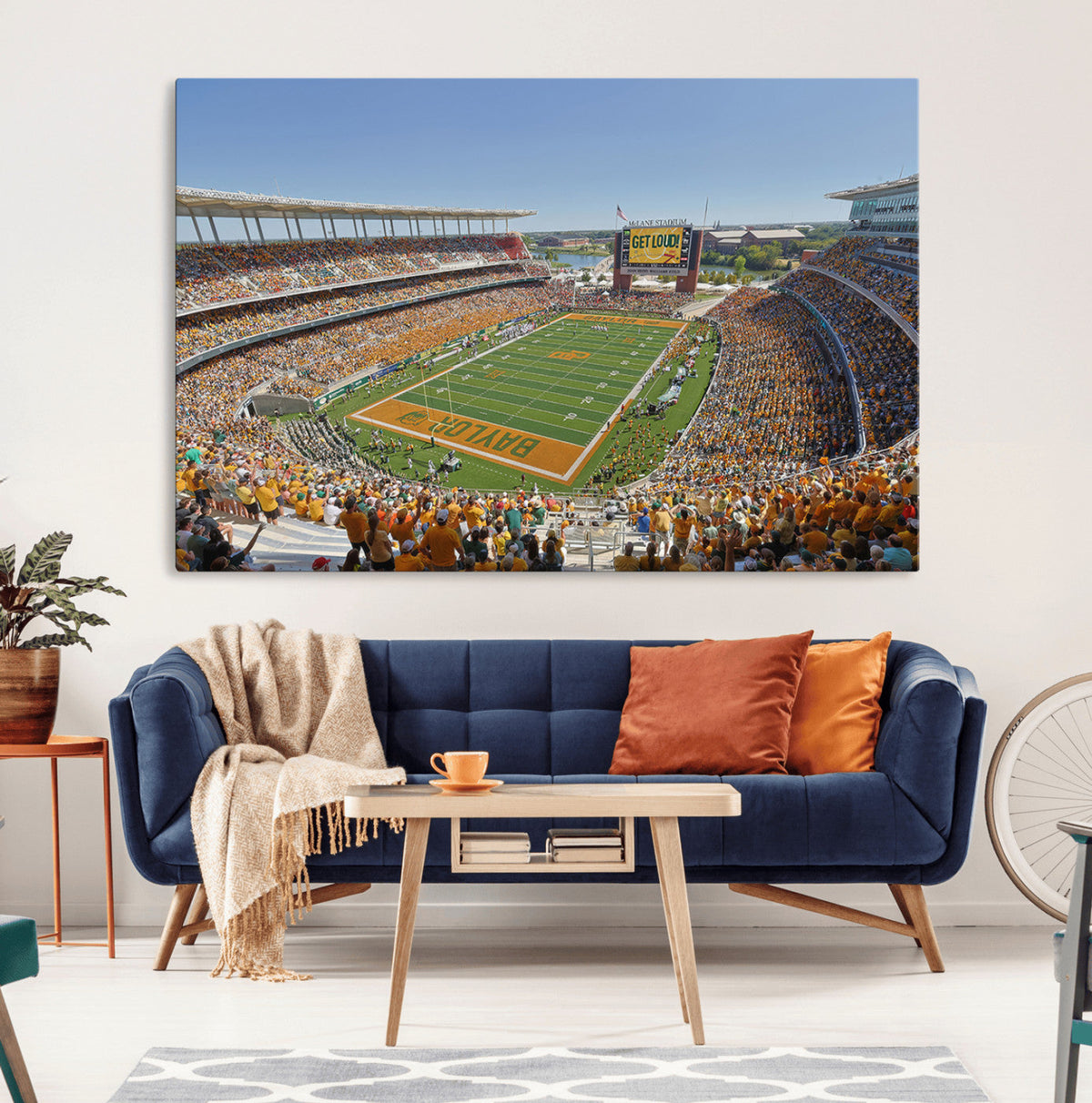 Baylor University Bears Football Team Print - Waco McLane