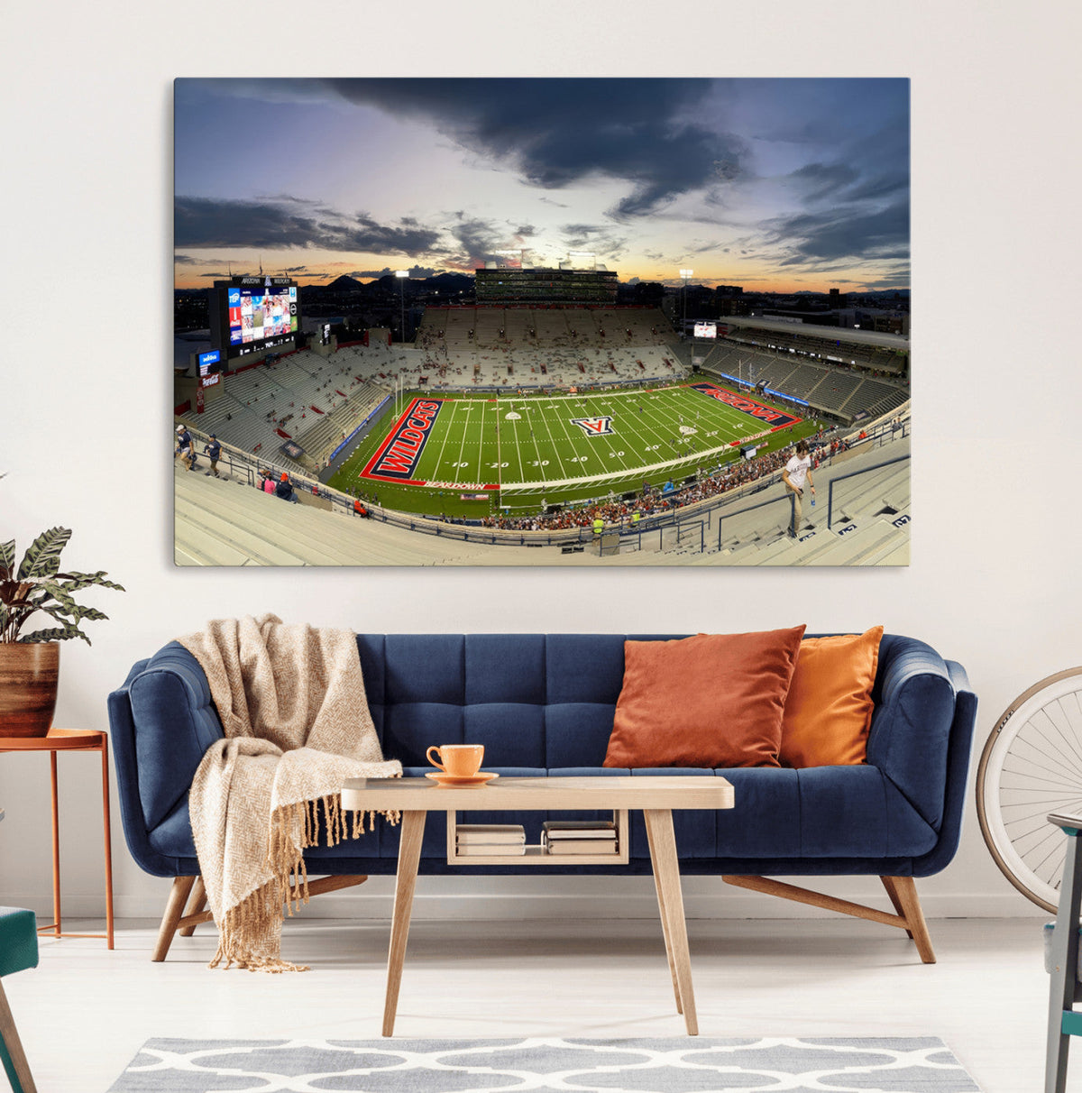 Arizona Wildcats Football Team Print - Tucson Arizona