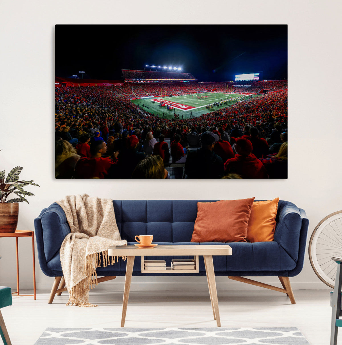 Rutgers Scarlet Knights Football Team Print - SHI Stadium,