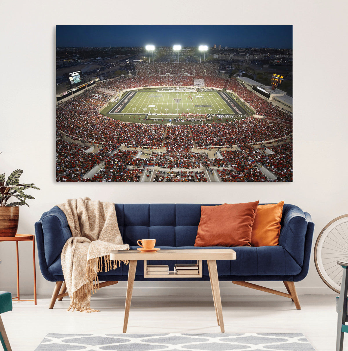 Texas Tech Red Raiders Football Team Print - Lubbock Jones