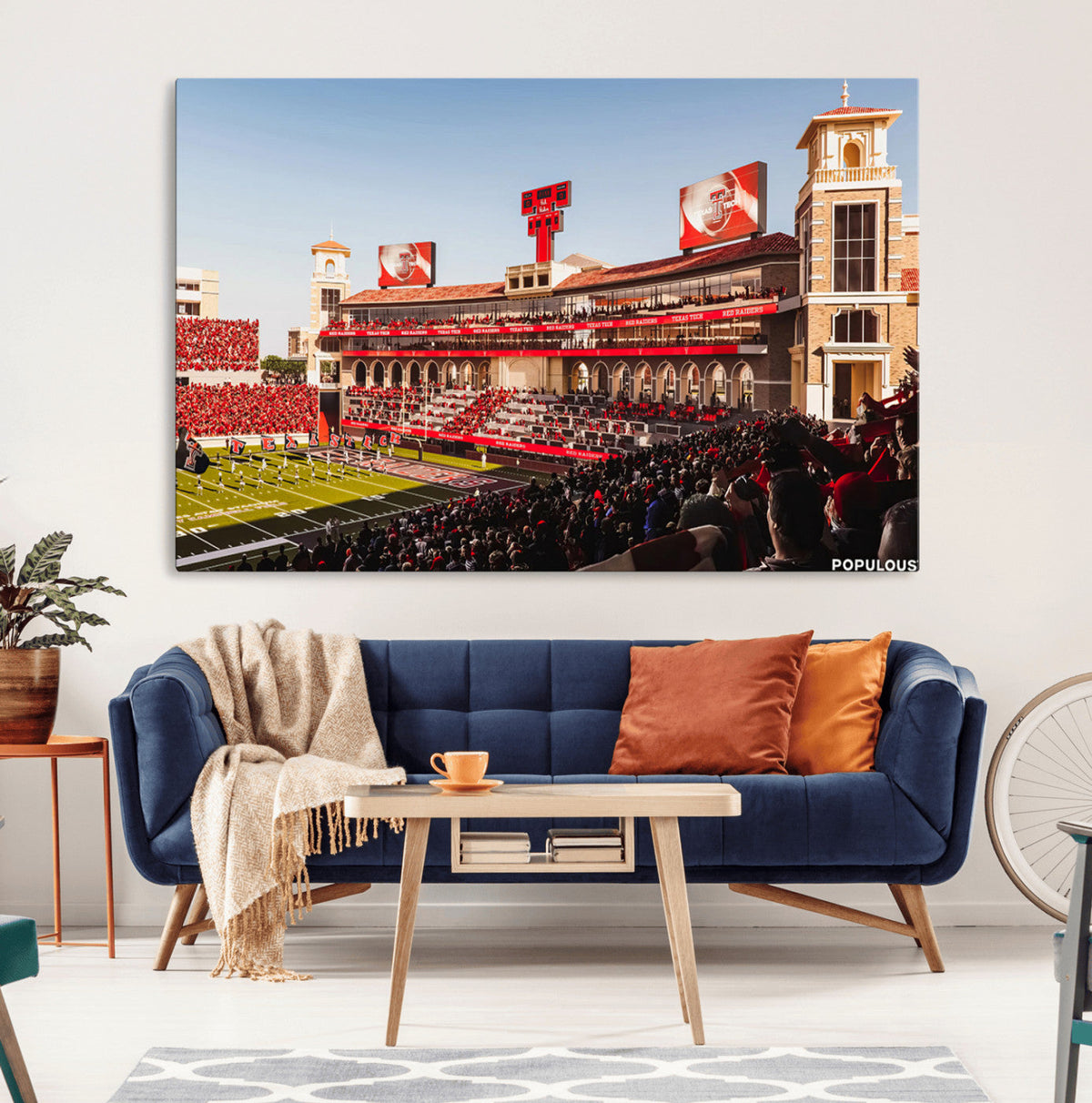 Jones AT&T Stadium Texas Tech Red Raiders Wall Art | Large