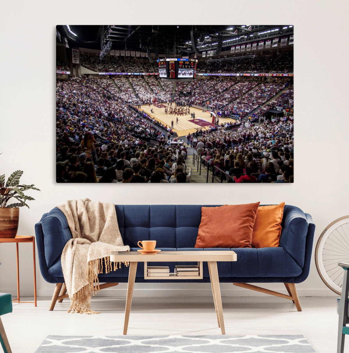 University of Nebraska Cornhuskers Basketball Team Print -