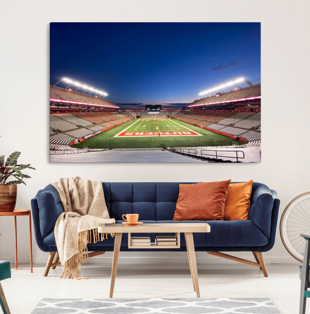 Rutgers Scarlet Knights Football Team Print - Piscataway SHI