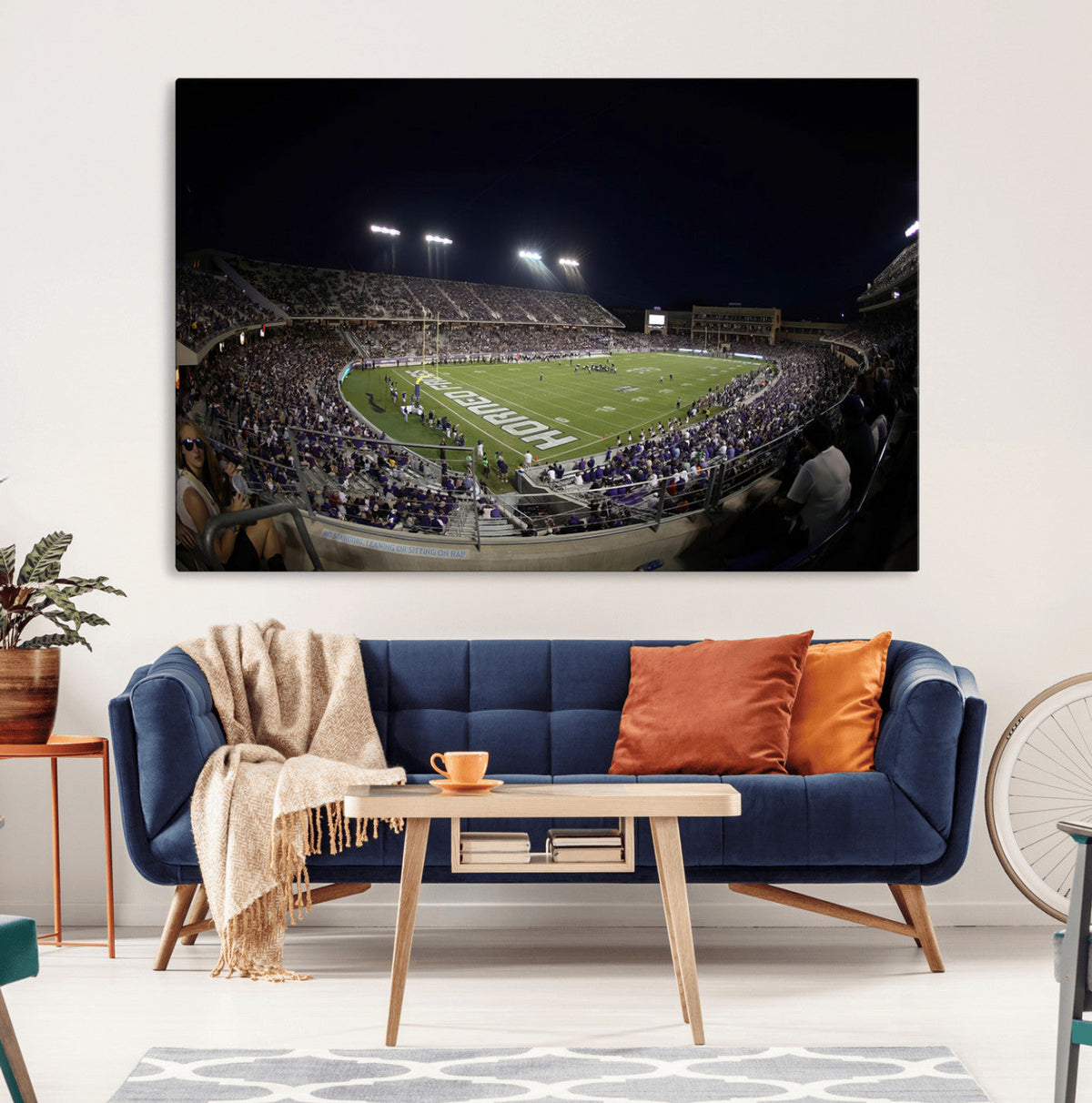 TCU Horned Frogs Football Team Print - Fort Worth Amon G.