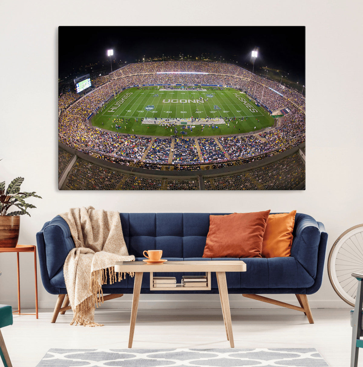 The University of Connecticut UCONN Huskies Football Team