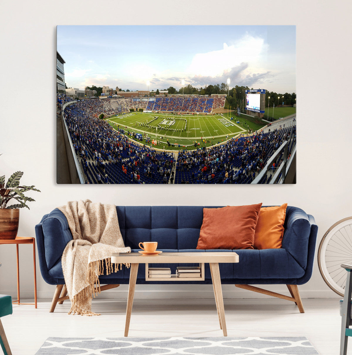 The Duke University Blue Devils Football Team Print - Durham