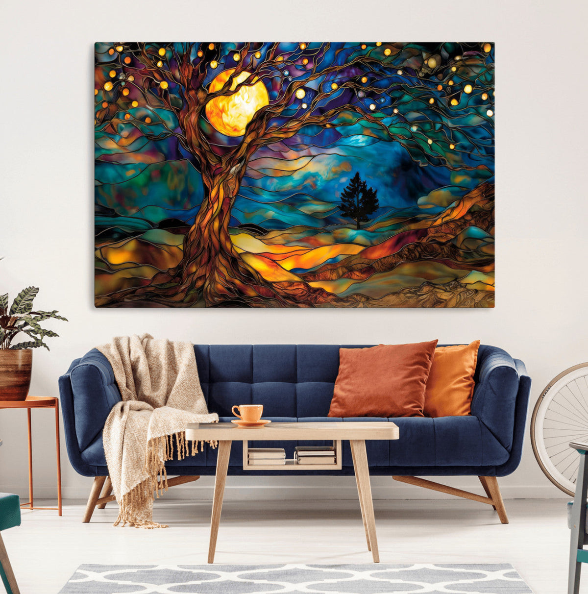 Tree of Life Wall Art - Yggdrasil Tree of Life Canvas Print