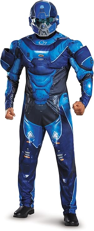 Disguise-Men's-Halo-Blue-Spartan-Muscle-Costume-XXL-Costume