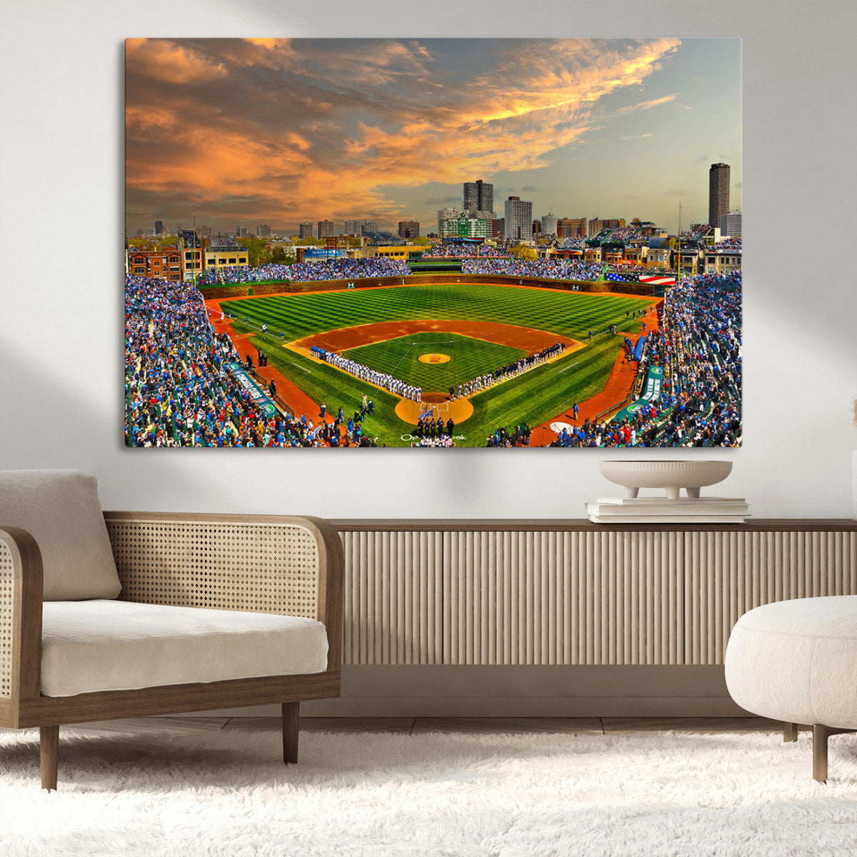 Chicago Wrigley Field Wall Art Canvas Print – Iconic