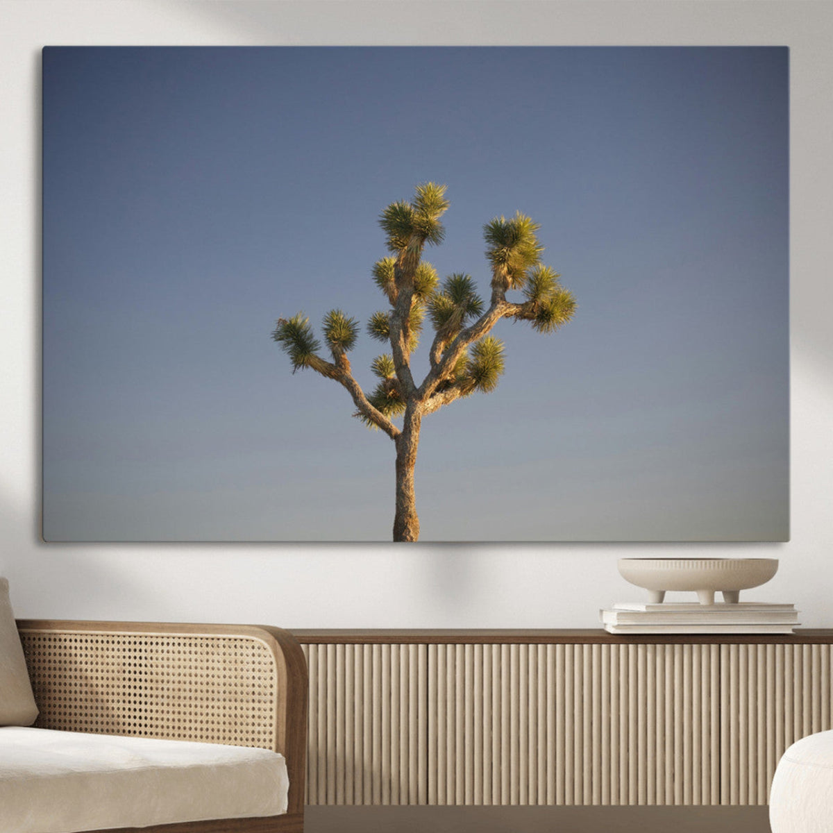 Joshua Tree Wall Art Canvas Print – Framed Southwestern