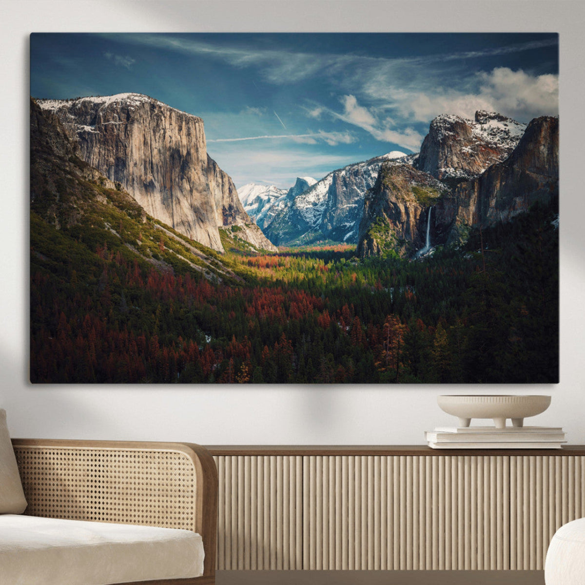 Yosemite National Park Wall Art Canvas Print – Framed