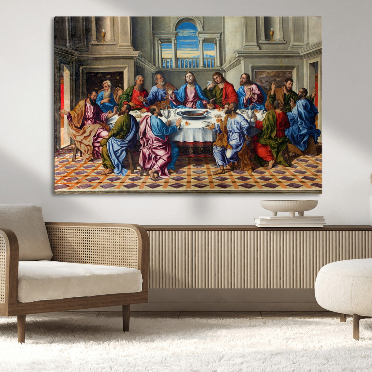 The Last Supper Multi Panel Canvas Wall Art
