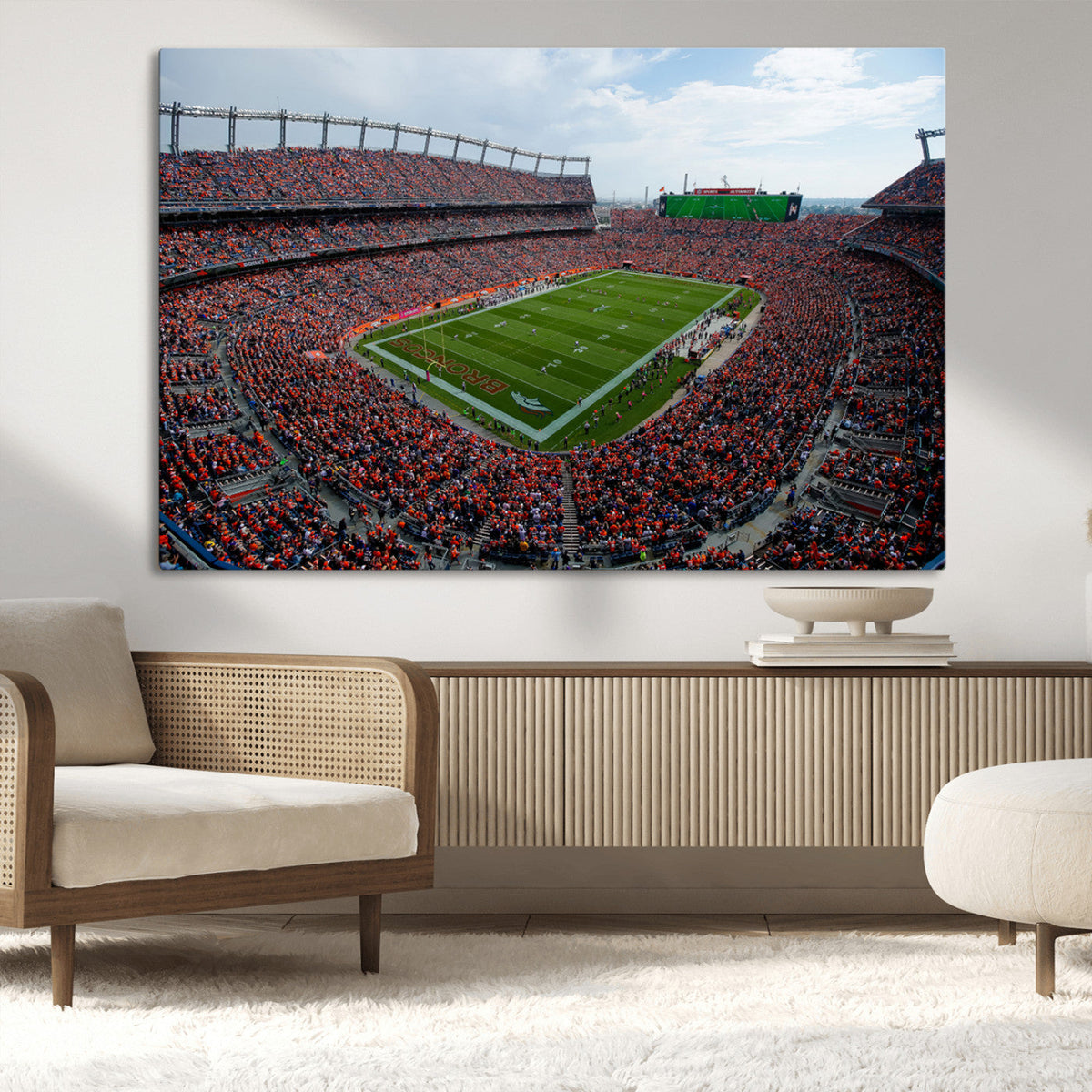 Denver Broncos Football Team Print - Empower Field Mile High