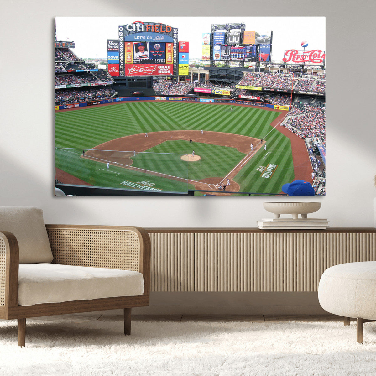 New York Mets Baseball Team Print - Citi Field Baseball